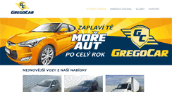 Desktop Screenshot of gregocar.cz